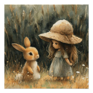 Póster Bunny Joy: Un Poco de Fantasía Bunny