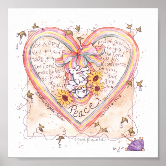 Póster Bunny Peace (Frente)