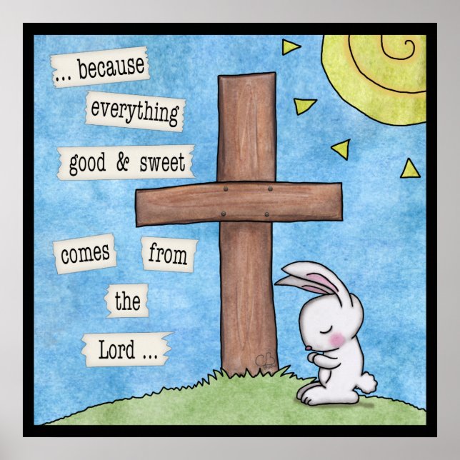 Póster Bunny Prays At the Cross (Frente)