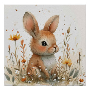 Póster Bunny Sway: Un poquito de conejito endeble