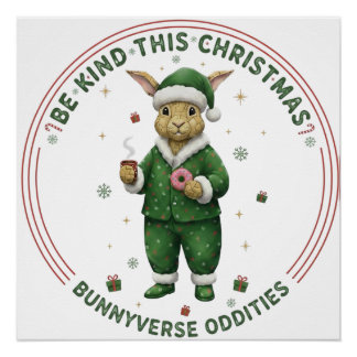 Póster Bunnyverse christmas
