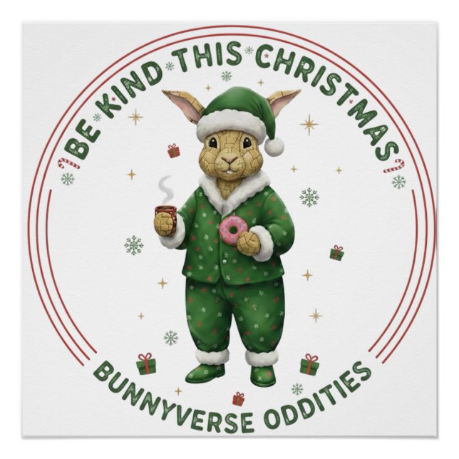 Póster Bunnyverse christmas (Anverso)