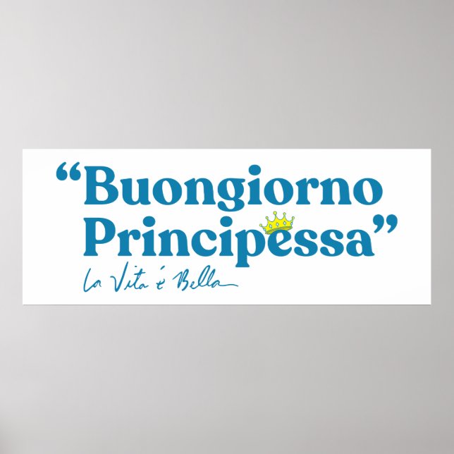 Póster Buongiorno Principessa (Frente)