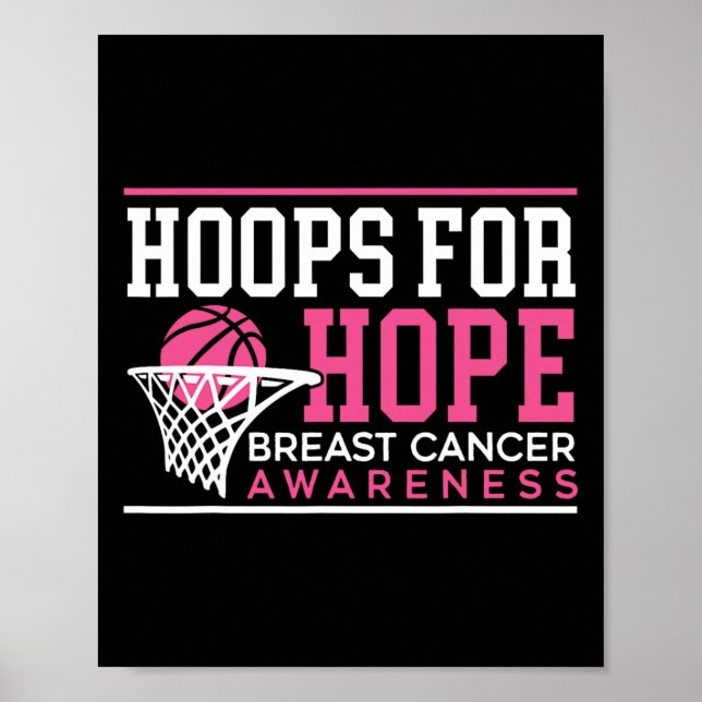 Póster Buops For Hope Basketball Player Breaking Cancer A (Frente)