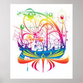 Póster Buque de navegación