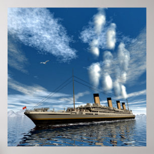 Póster Buque Titanic