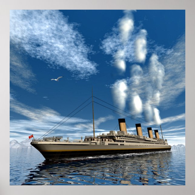 Póster Buque Titanic (Frente)