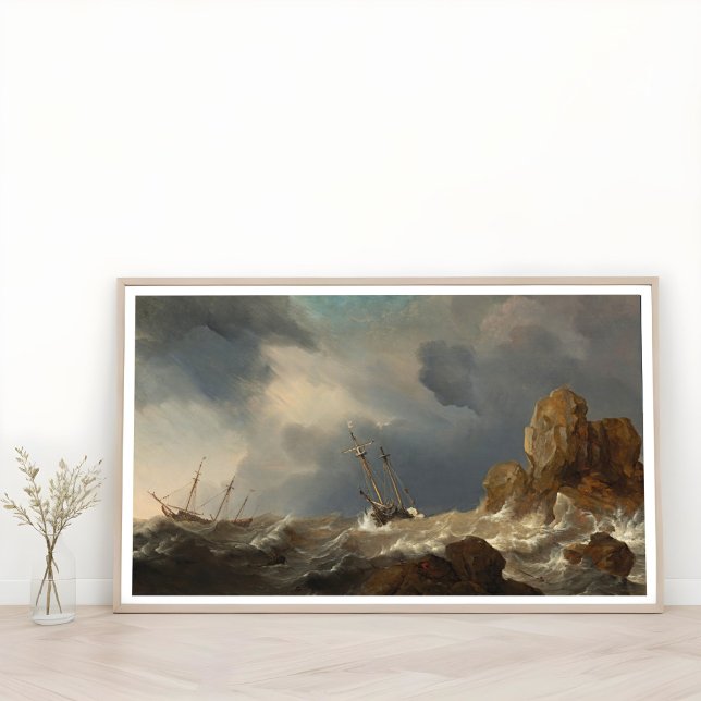Póster Buques en un Gale, Marine (Subido por el creador)