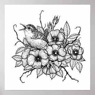 Póster Buquete de Wren