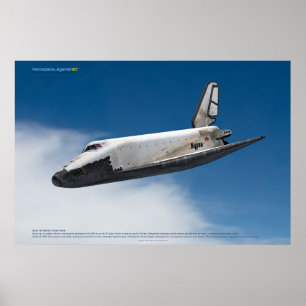 Póster Buran: Regresando a través de las nubes