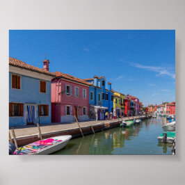 Póster Burano houses