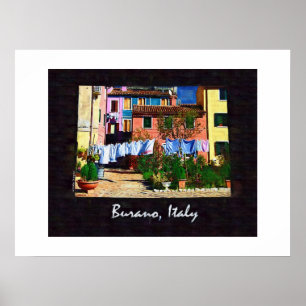 Póster Burano Italia