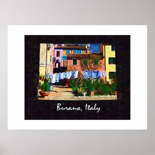 Póster Burano Italia (Frente)