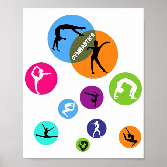 Póster Burbuja de Gimnasia (Frente)