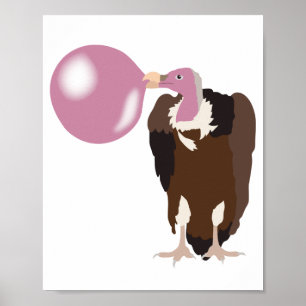 Póster Burbuja de goma de buja