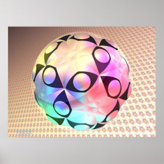 Póster Burbuja Dodecahedral