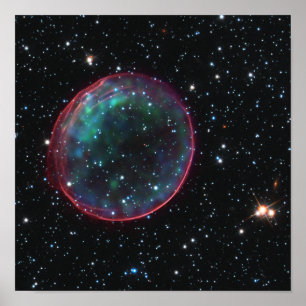 Póster Burbuja espacial