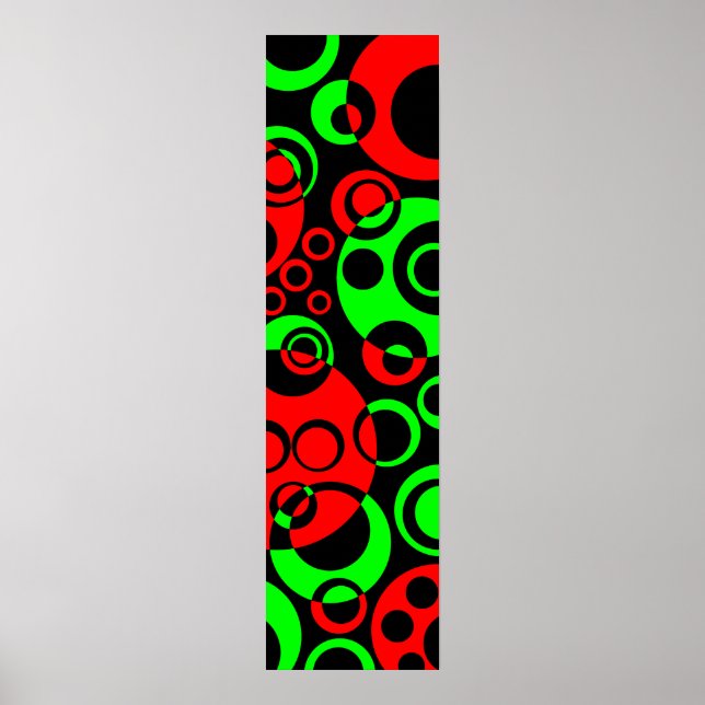 Póster Burbujas abstractas 01 (Frente)