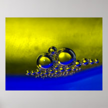 Burbujas abstractas flotantes fondo colorido