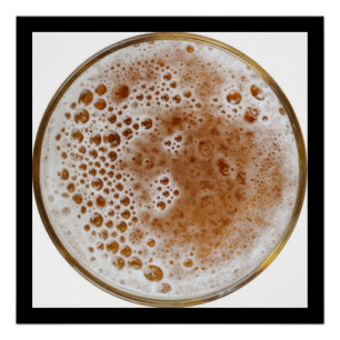 PÓSTER BURBUJAS DE CERVEZA