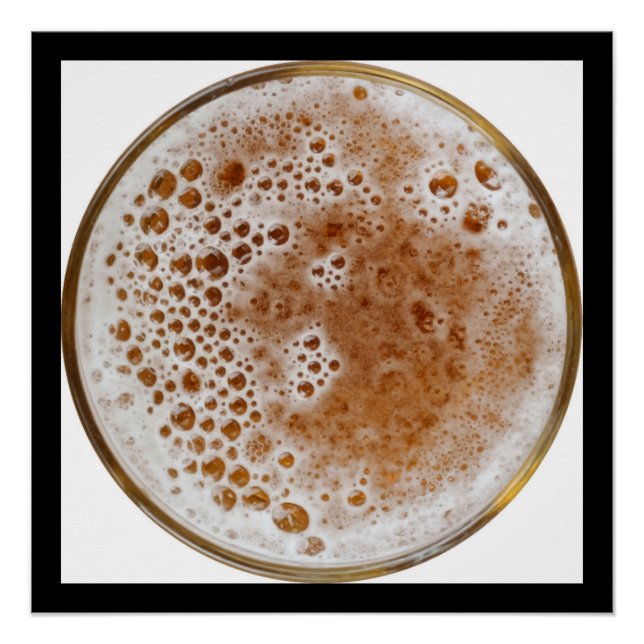 PÓSTER BURBUJAS DE CERVEZA (Anverso)