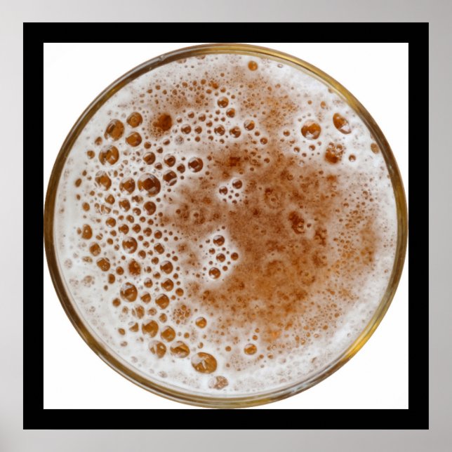 PÓSTER BURBUJAS DE CERVEZA (Frente)