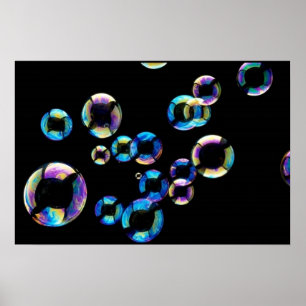 Póster burbujas de jabón de tdgallery poster