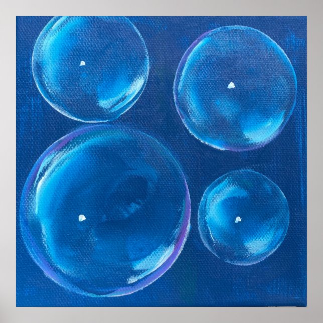 Póster Burbujas giratorias (Frente)