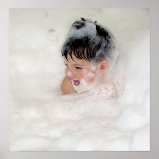 Póster Burbujas por todas partes