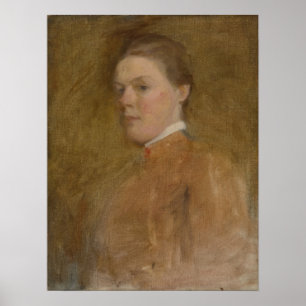 Póster Burdeos - autorretrato