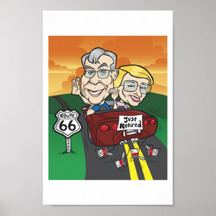 Póster Burford retirement cartoon