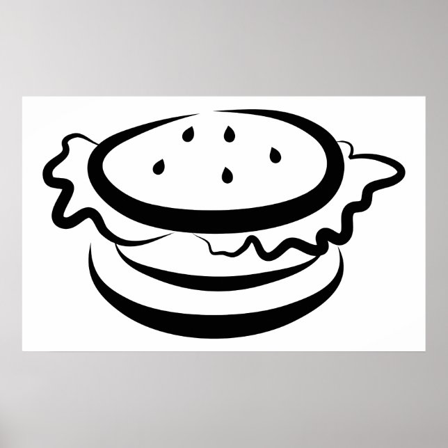 Póster Burger (Frente)