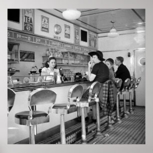 Póster Burger Joint, 1941