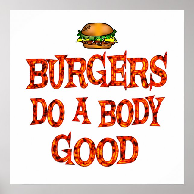 Póster Burgers Do Good (Frente)