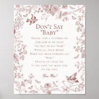 Burgundy Cae Toile De Jouy No Dice Juego De Ducha