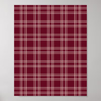 Burgundy Gingham