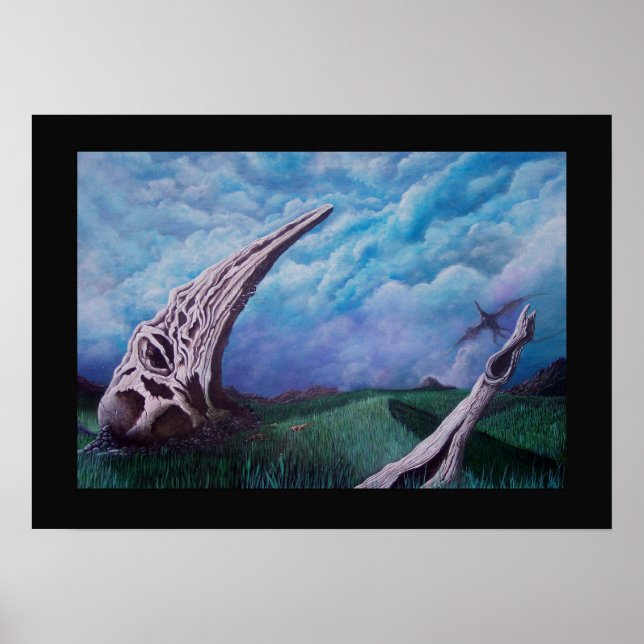 Póster Burial grounds of the great plains glider (Frente)