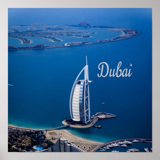 Póster Burj Al Arab de Emiratos Árabes Unidos de Dubai (Frente)