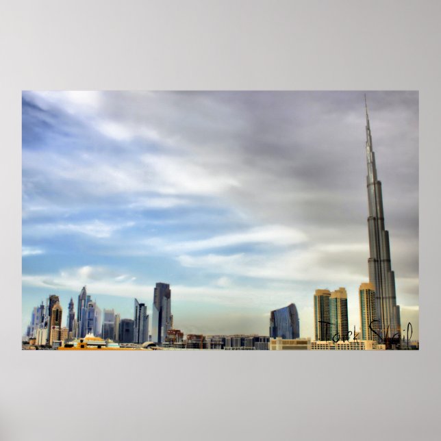 Póster Burj Khalifa, Dubai (Frente)