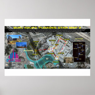 Póster Burj Khalifa Pleiades Patrón 3