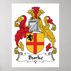Póster Burke Family Crest