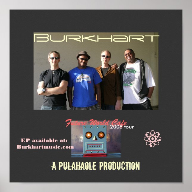 Póster Burkhart Future World Cafe Poster (Frente)