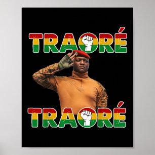 Póster Burkina Faso: Ibrahim Traoré _ Thomas Sankara