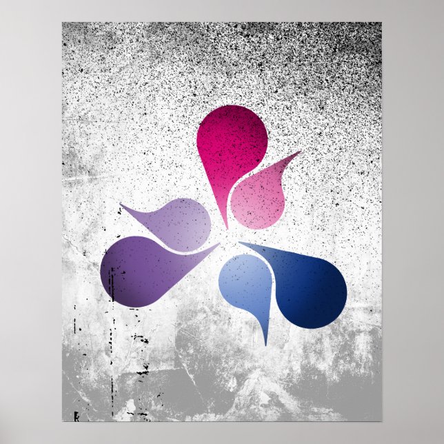 PÓSTER BURLA DE ORGULLO BISEXUAL (Frente)