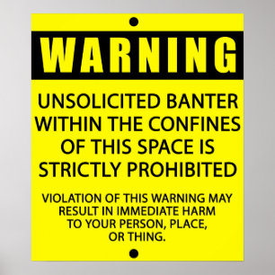PÓSTER BURLA WARNING_YELLOW
