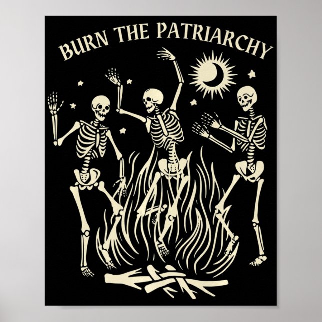 Póster Burlar El Halloween Feminista Del Patriarcado (Frente)
