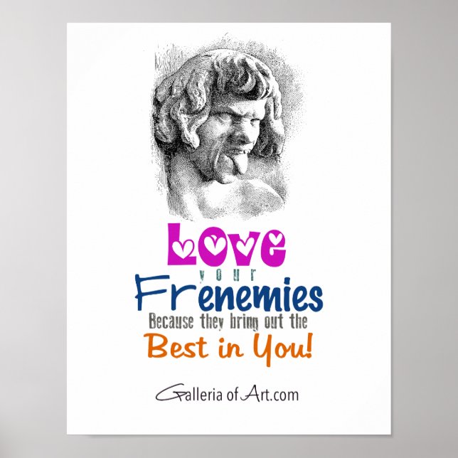 Póster Burlarme de mis frenemías ~ Imprimir / Poster (Frente)
