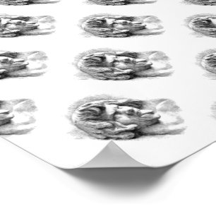 Póster Burlarme ~ Papel de ajuste de regalo 16x12