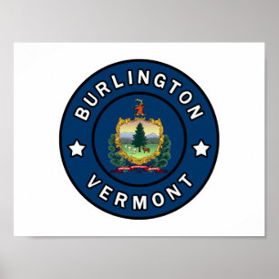 Póster Burlington Vermont