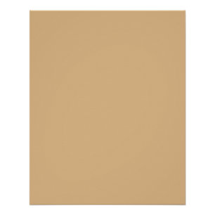 Póster Burlywood (color sólido)